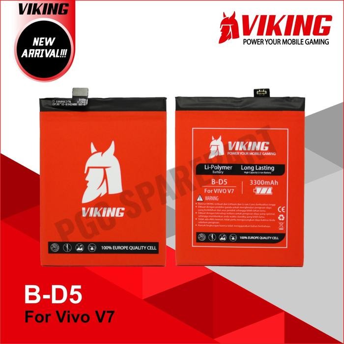 Baterai Viking Vivo V7 1718 - B-D5 - 3300Mah Batre Batere Baterei