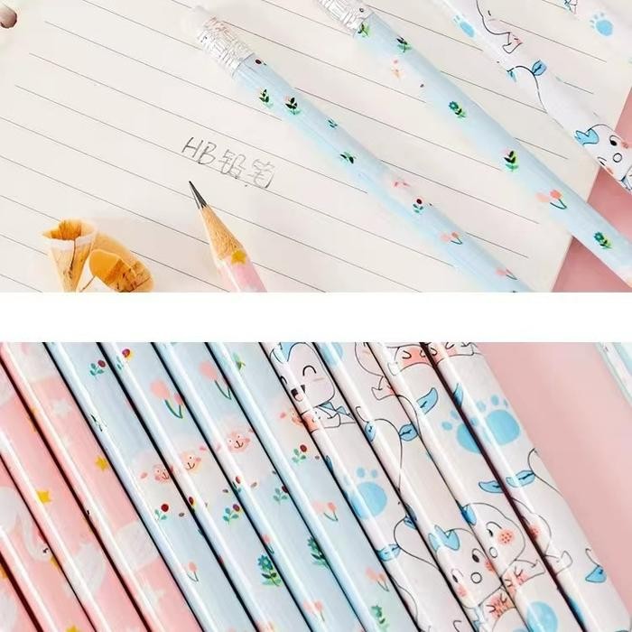 

ID 10PCS PENSIL MOTIF KARTUN LUCU PENSIL MURAH