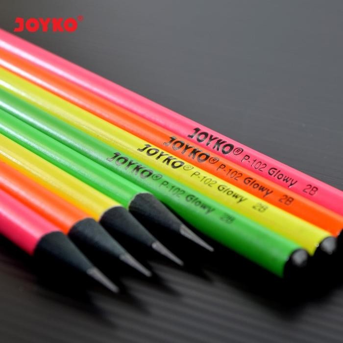

ID PENSIL JOYKO P-102 2B GLOWY PENSIL KAYU HITAM BERKUALITAS TINGGI
