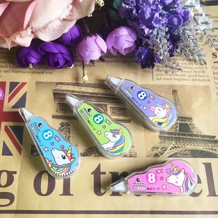 

ID TIPE X PITA PENGHAPUS PULPEN ROLL CORRECTION TAPE TIPEX SET 4PCS 966