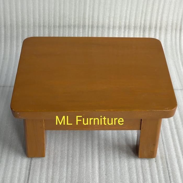 Bangku Jongkok / Dingklik Kayu Solid T15