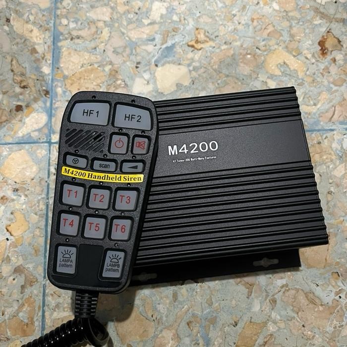 Terbagus Modul Sirine M4200 Hhs Handle Replika Whelen Hhs3200 Mobil Dinas