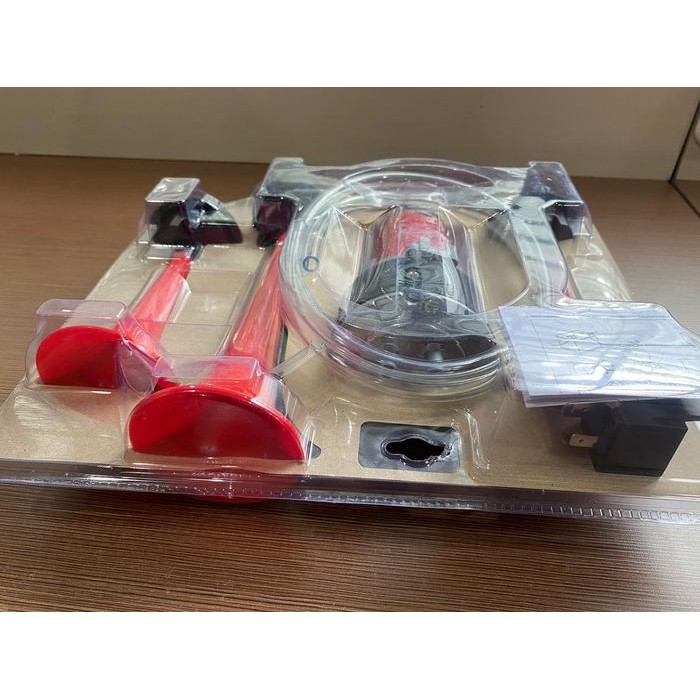 Grosir Klakson Terompet 3 Corong Telolet Dinamo 12V + Relay St-1015