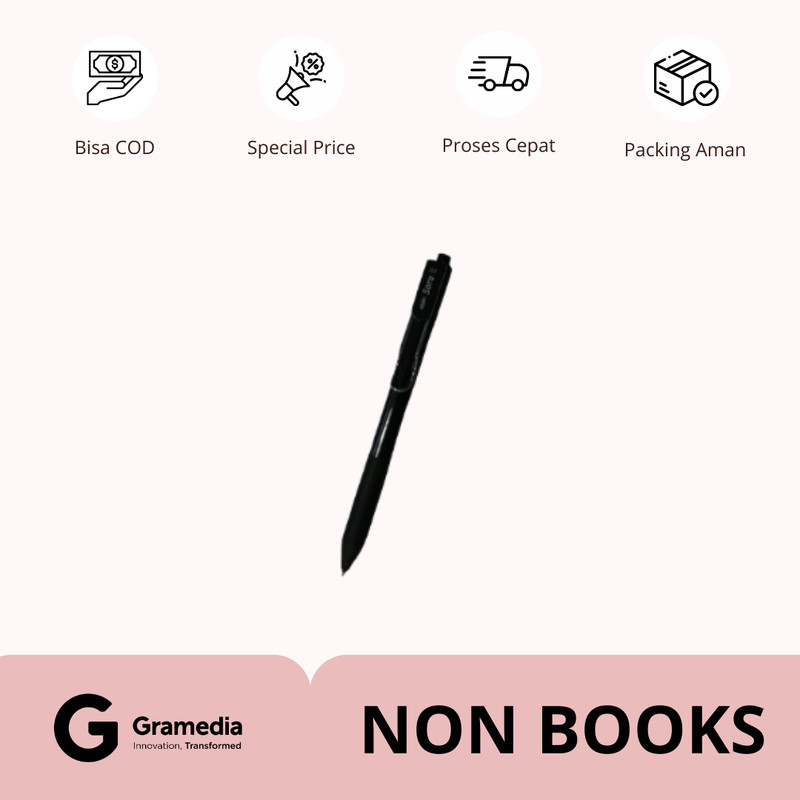 

Estudee Sora Gelpen 0.5 Ink Black - Black Egp-242