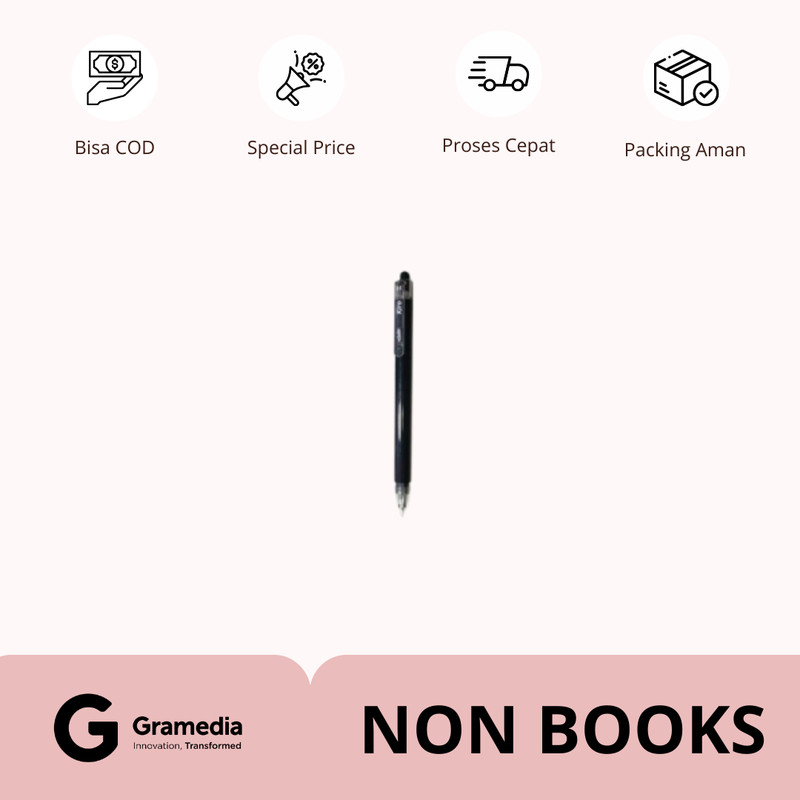 

Estudee Kiro Gelpen 0.5 Ink Black - Black Egp-443