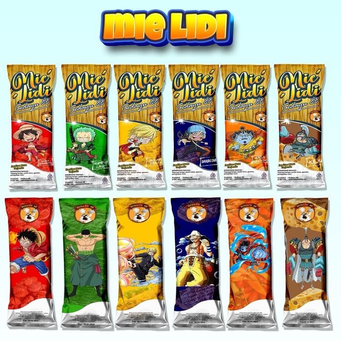 

MIE LIDI KARAKTER ISI 50PCS MIX 4/5 VARIAN RASA RANDOM