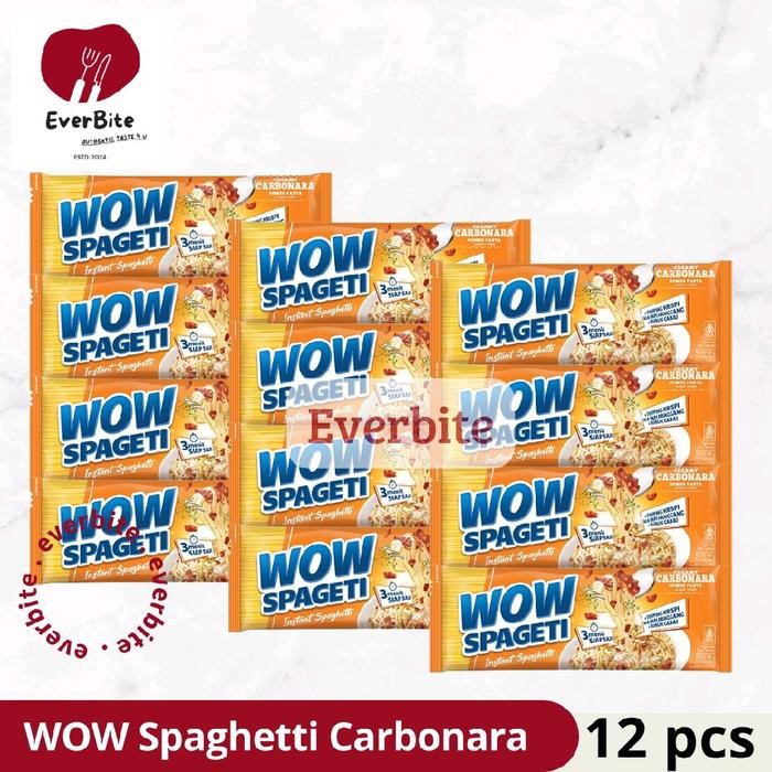 

WOW SPAGHETTI INSTAN ISI 12 DAN ISI 6 WOW SPAGETI INSTAN CARBONARA BOLOGNESE AGLIO OLIO FOOD NOODLES