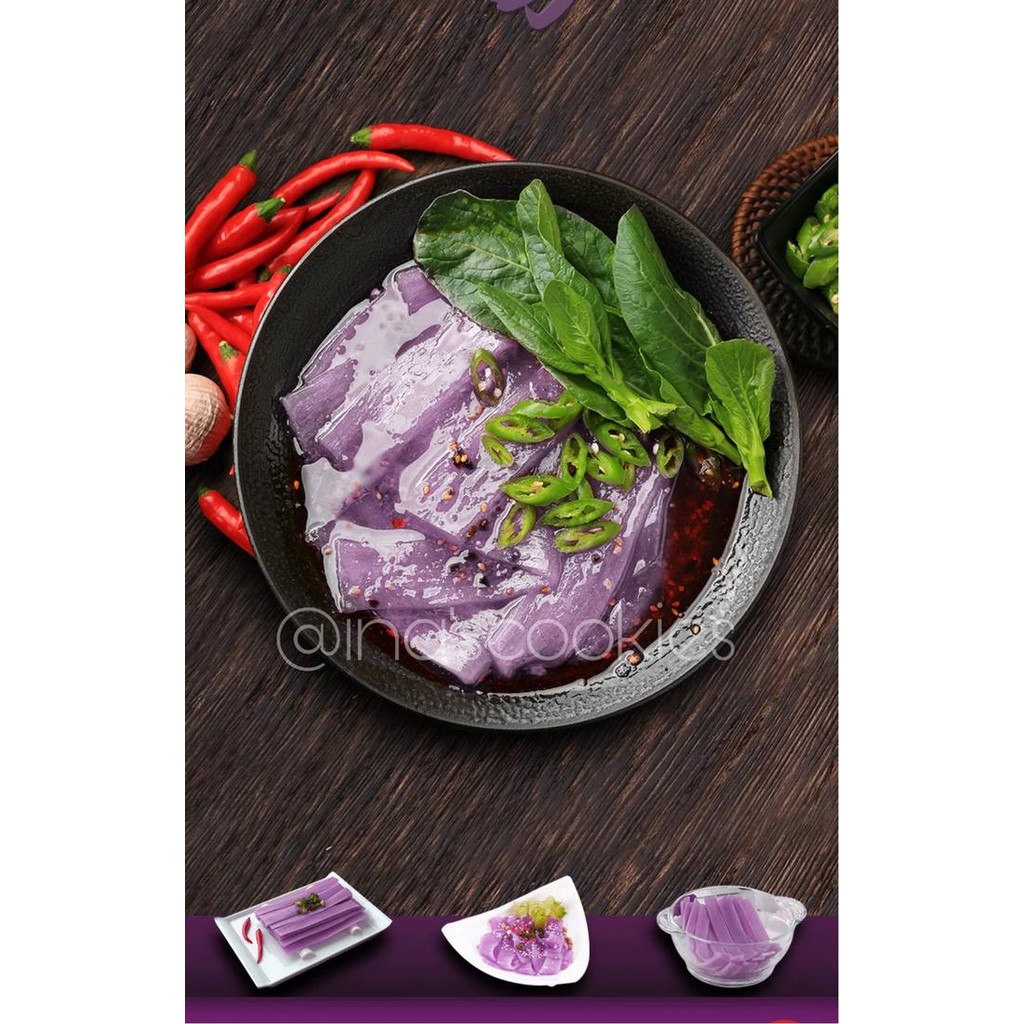 

MIE UBI UNGU - HUANG LONG PURPLE SWEET POTATO CHINESE GLASS NOODLE