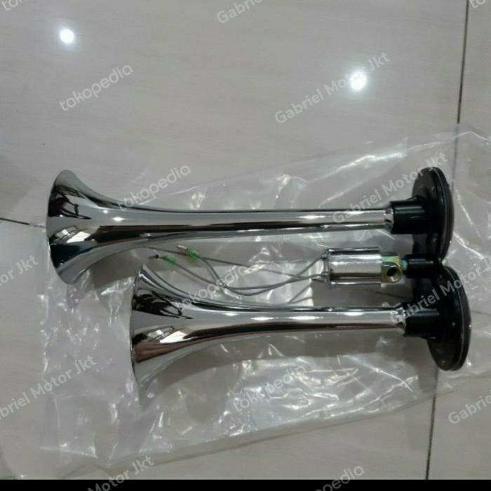 Paling Berkualitas Air Horn Klakson Angin Dua Merk Lowin St 1008 Trompet Model Angin