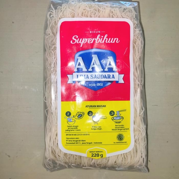 

BIHUN BERAS AAA LIMA SAUDARA 220GR