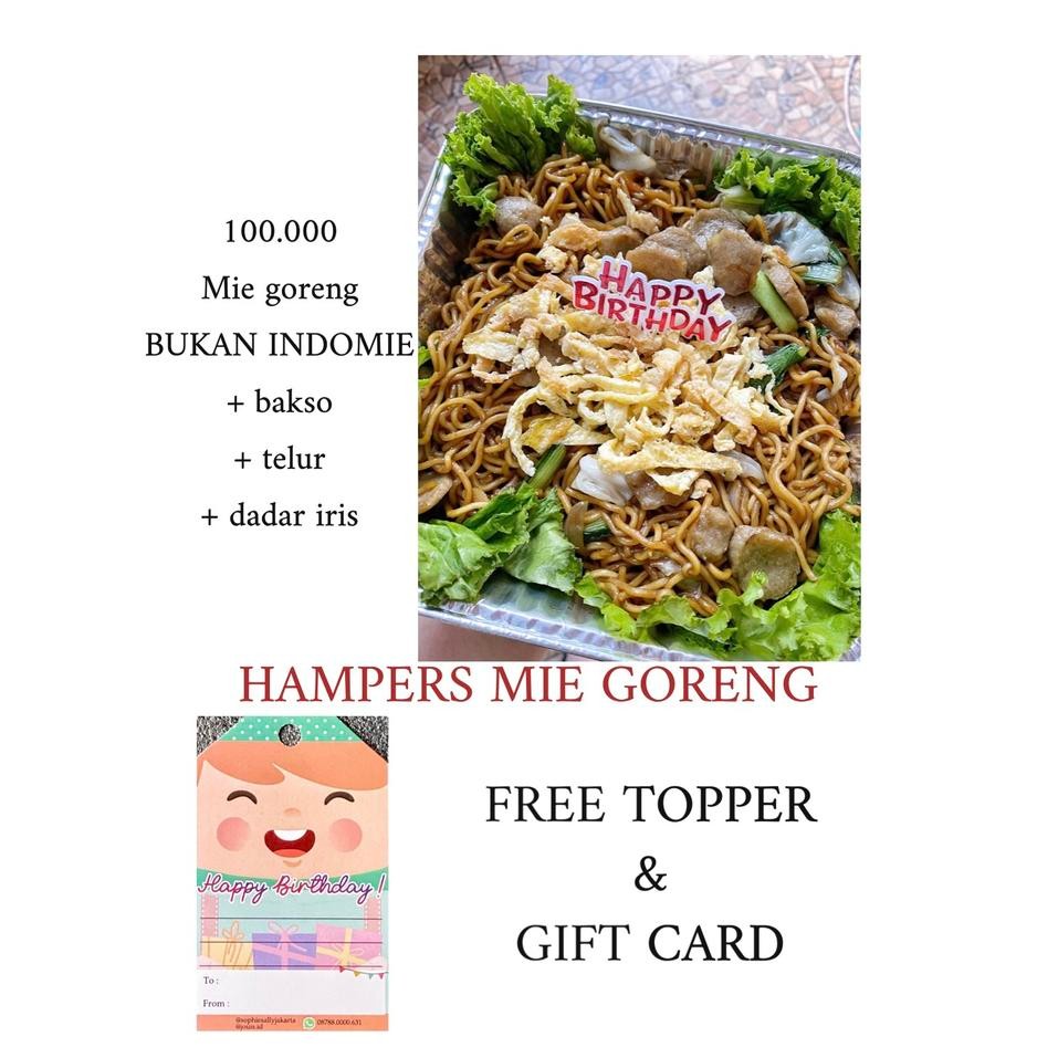 

HAMPERS MIE GORENG BUKAN INDOMIE FREE UCAPAN
