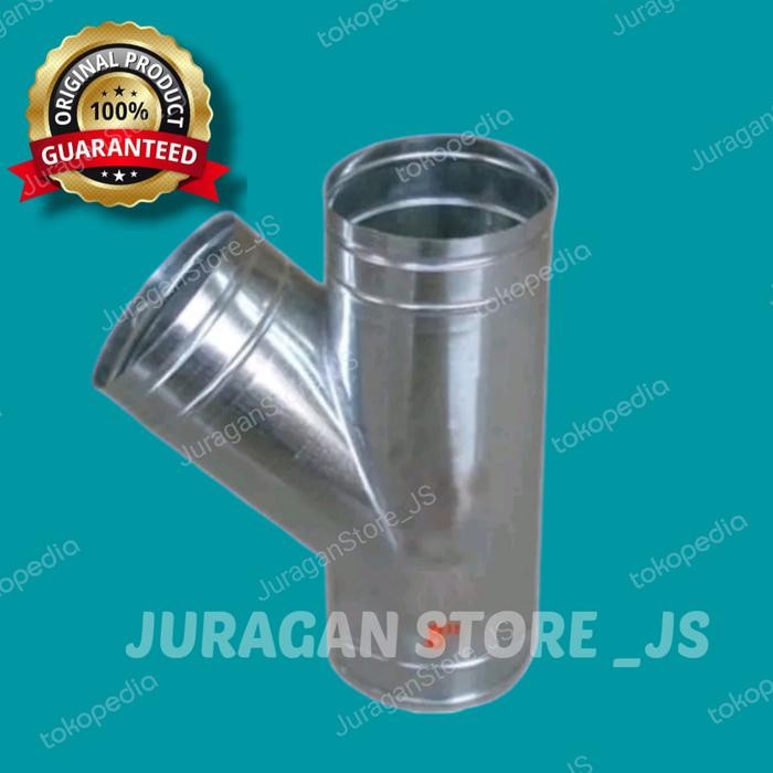 Kualitas No1 Sambungan Y 4 Inch Pipa Exhaust/Sambungan Flexible Ducting