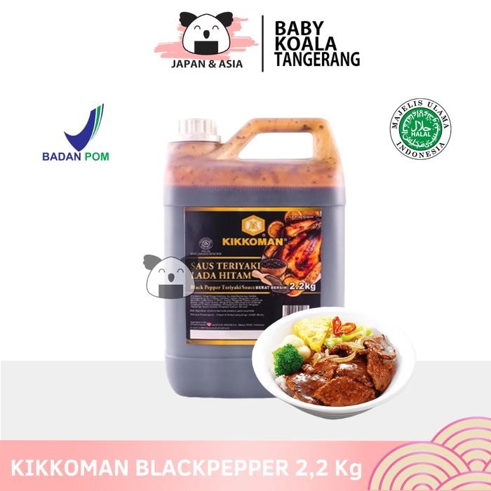 

Ready Kikkoman Blackpepper Sauce 2,2 Kg Halal Saus Teriyaki Lada Hitam