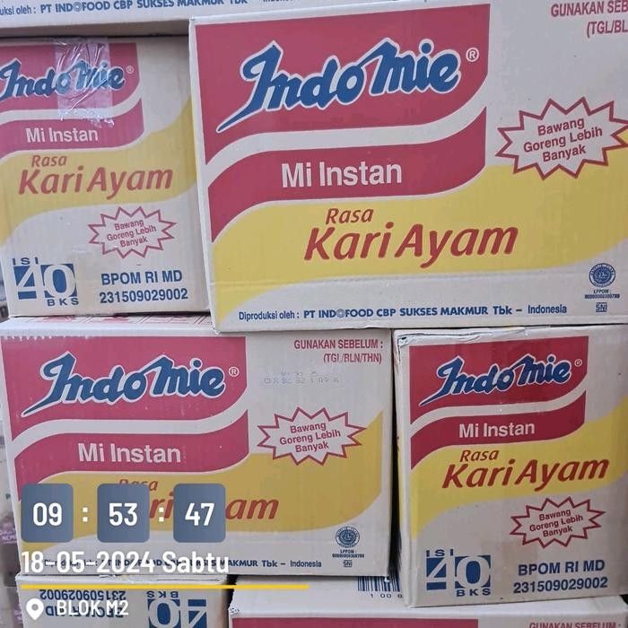 

Sale Terbatas Indomie Rasa Kari Ayam-1Dus Isi 40Pcs Noodles Rebus