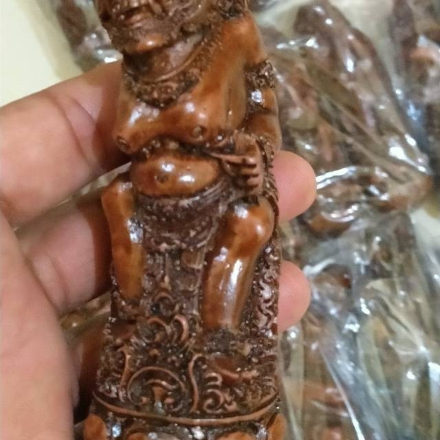 Pegangan Deder Hendel Keris Bali Ukiran Sesuai Gambar Mustika Leluhur - Hanoman, Normal *
