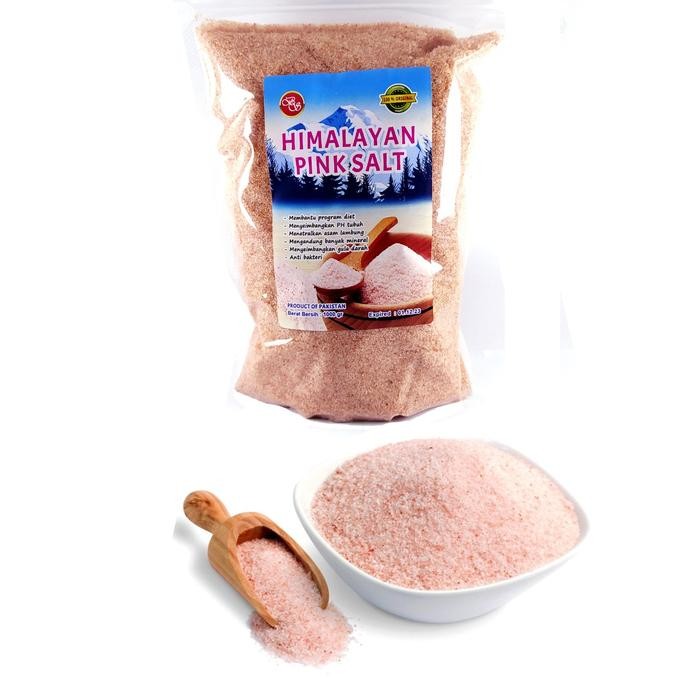 

TodayFre3sH- pink salt 1kg garam himalaya 1000gr