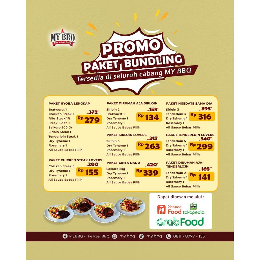 

BeliSkrg,KirimHariini- Promo Paket Bundling My BBQ