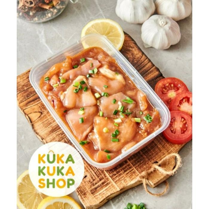 

BeliSkrg,KirimHariini- Daging Ayam Marinasi Sauce BBQ & Blackpepper Ready To Cook 500gr