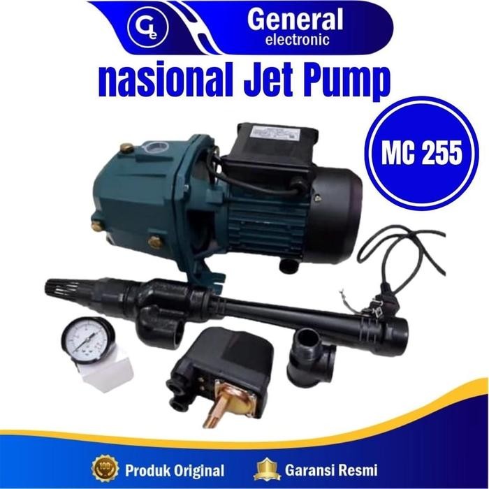Mesin Pompa Air Nasional MC 255 Jet Pump 255 JMC3 Sumur Dalam Otomatis *