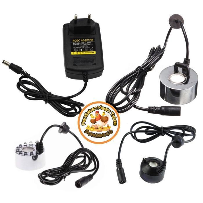 Mesin Kabut Mist Maker 20MM Stenlis Dan Adaptor 24V 1A Mist Maker *
