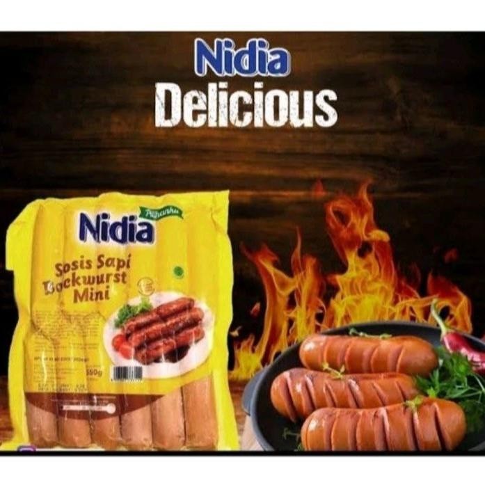 

BeliSkrg,KirimHariini- Nidia Sosis Sapi Bockwurst Mini 500gr