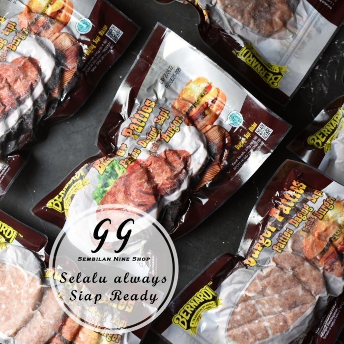 

BeliSkrg,KirimHariini- Bernardi Burger PATTIES SAPI 270 Gram Daging Olahan Berger Patty BEEF