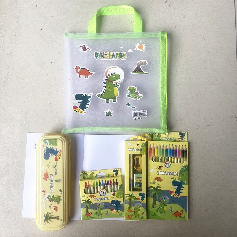 

[BABYKIDS](K.11)K PENSIL SETT / STUDY SET STATIONERY SET ALAT TULIS SEKOLAH ANAK SET ATK MOTIF