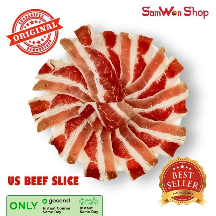 

BeliSkrg,KirimHariini- US BEEF SLICE 1 KG - DAGING SAPI YAKINIKU SHABU YOSHINOYA SHABURI
