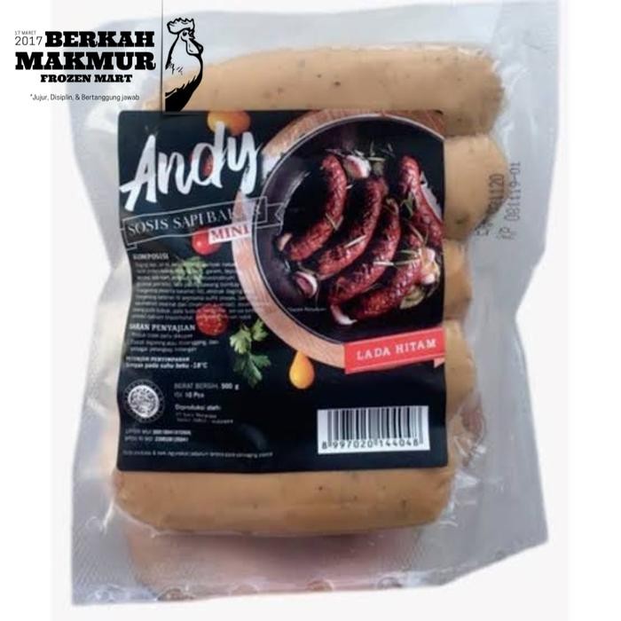 

BeliSkrg,KirimHariini- Andy sosis lada hitam Isi 10