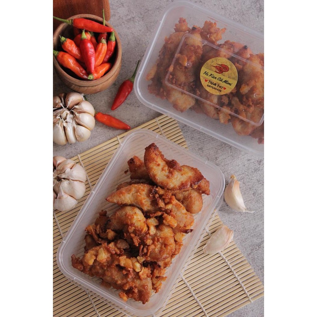 

BeliSkrg,KirimHariini- Ayam Goreng Bawang Putih Cik Mimi (Tanpa Tulang) 500 Gr