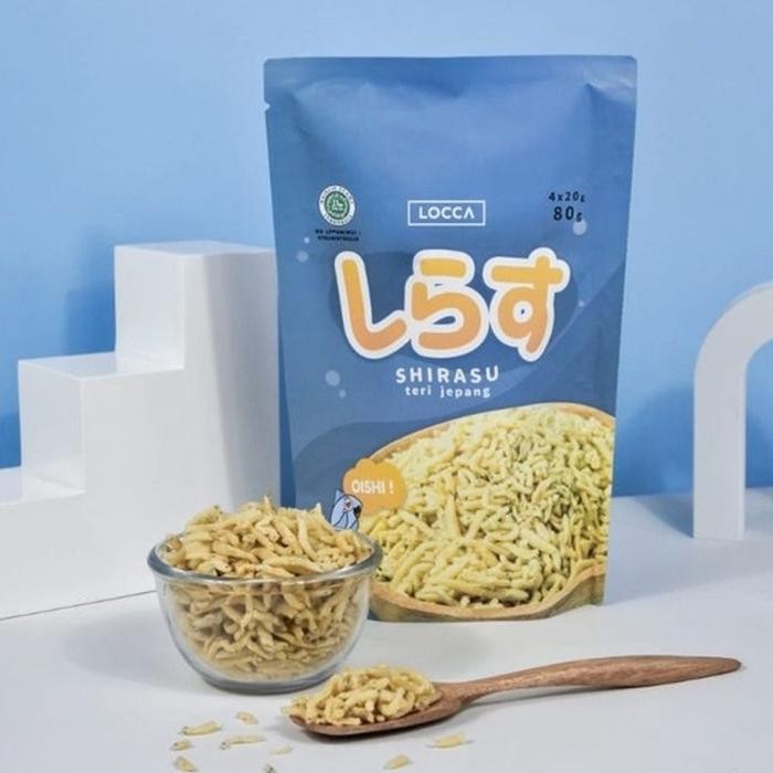 

PastikanDikirimLgsg- SHIRASU LOCCA TERI PANGGANG JEPANG ORIGINAL 80GR BAKED ANCHOVY