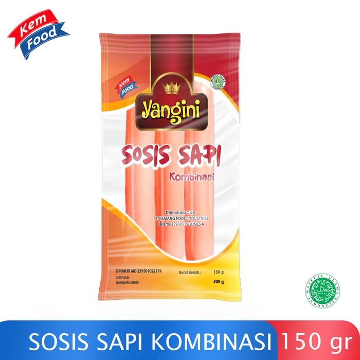 

PastikanDikirimLgsg- Yangini Sosis Sapi Kombinasi - 150 gr