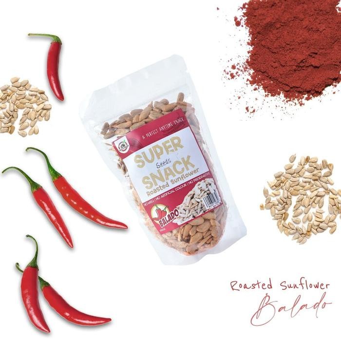 

PastikanDikirimLgsg- Super Seeds Snack Roasted Sunflower 100 Gr