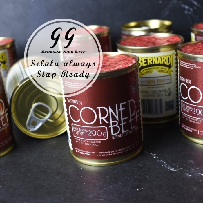

PastikanDikirimLgsg- Bernardi CORNED BEEF 290 Gram Kornet Daging Sapi Cornet Korned Kaleng