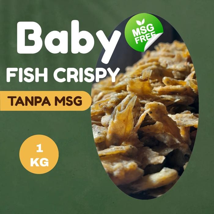 

PastikanDikirimLgsg- Baby Fish Crispy Tanpa MSG 1Kg