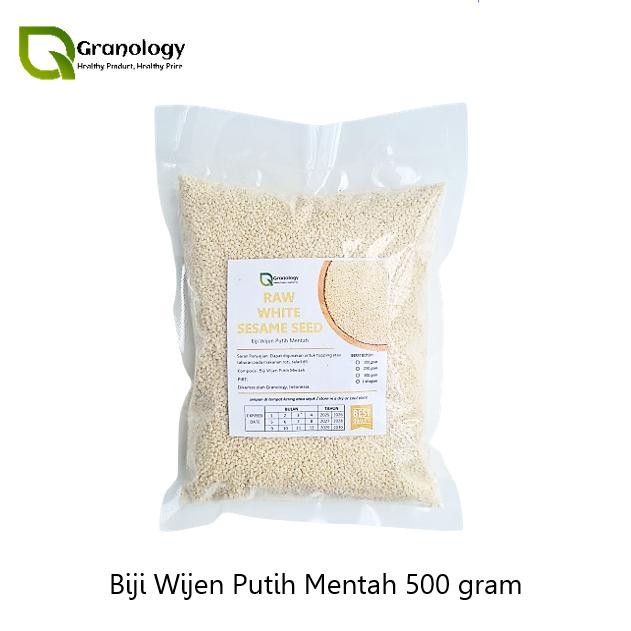 

PastikanDikirimLgsg- Wijen Putih / White Sesame Seed (500 gram) by Granology