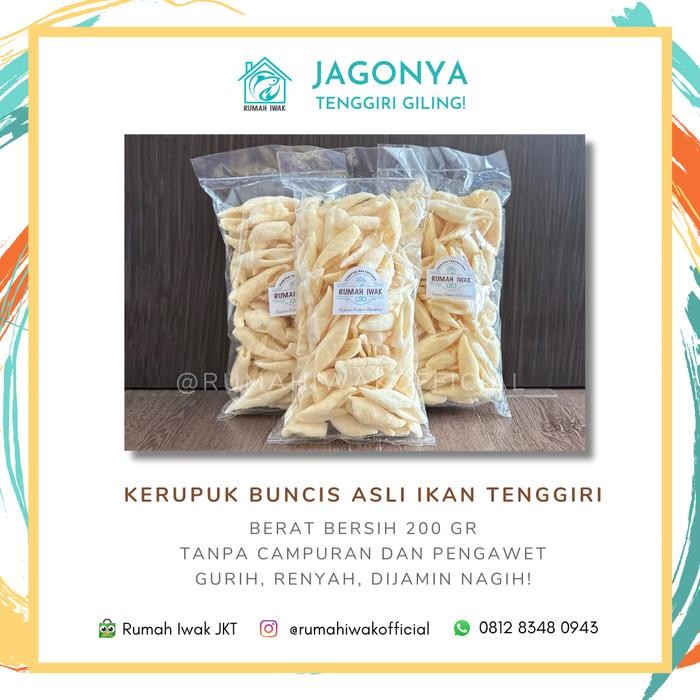 

PastikanDikirimLgsg- Kerupuk Buncis Ikan Tenggiri Asli Palembang