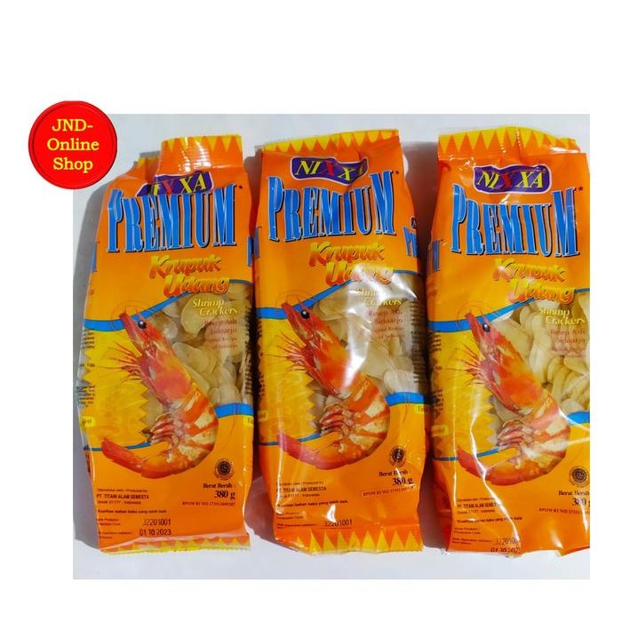 

PastikanDikirimLgsg- Kerupuk Udang merek Nixxa Premium uk 380 gr