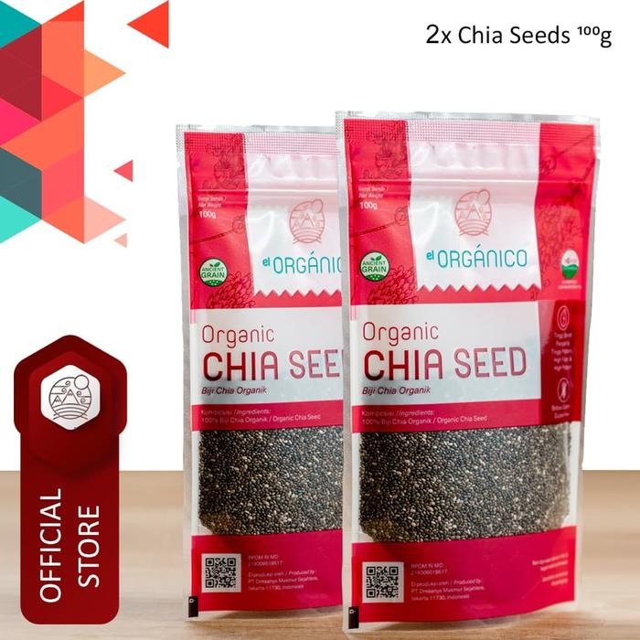 

PastikanDikirimLgsg- Chia Seed Organic EL Organico 100gr (Double Pack)