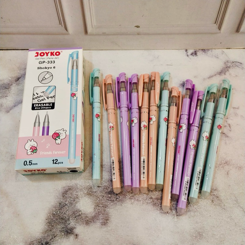 

PULPEN PENA HAPUS SHOKYO BP-333 0,5mm.1 PAK ISI 12pcs