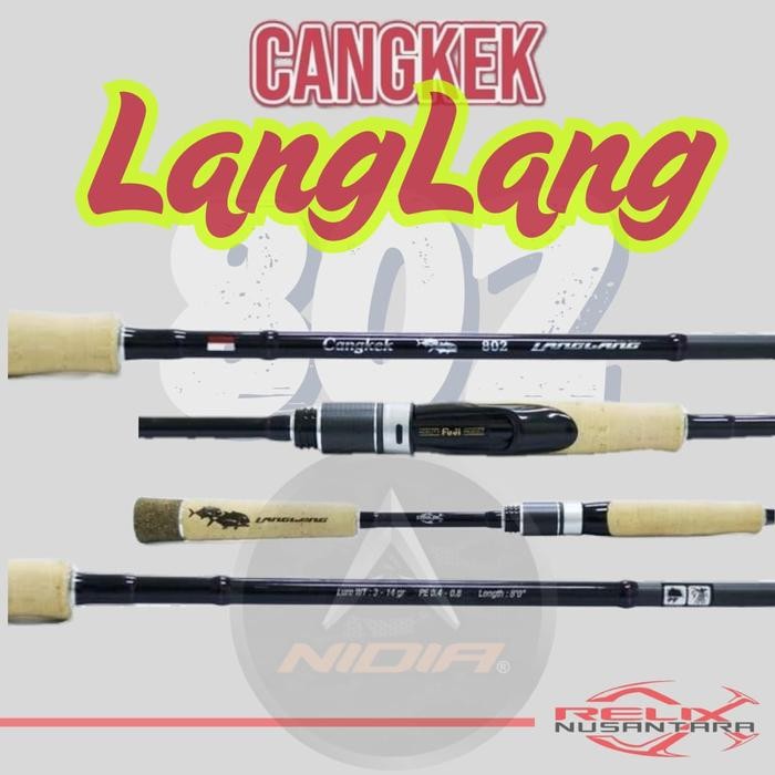 Joran Relix Nusantara Cangkek Langlang 802 Joran Casting Pinggiran - Land Base