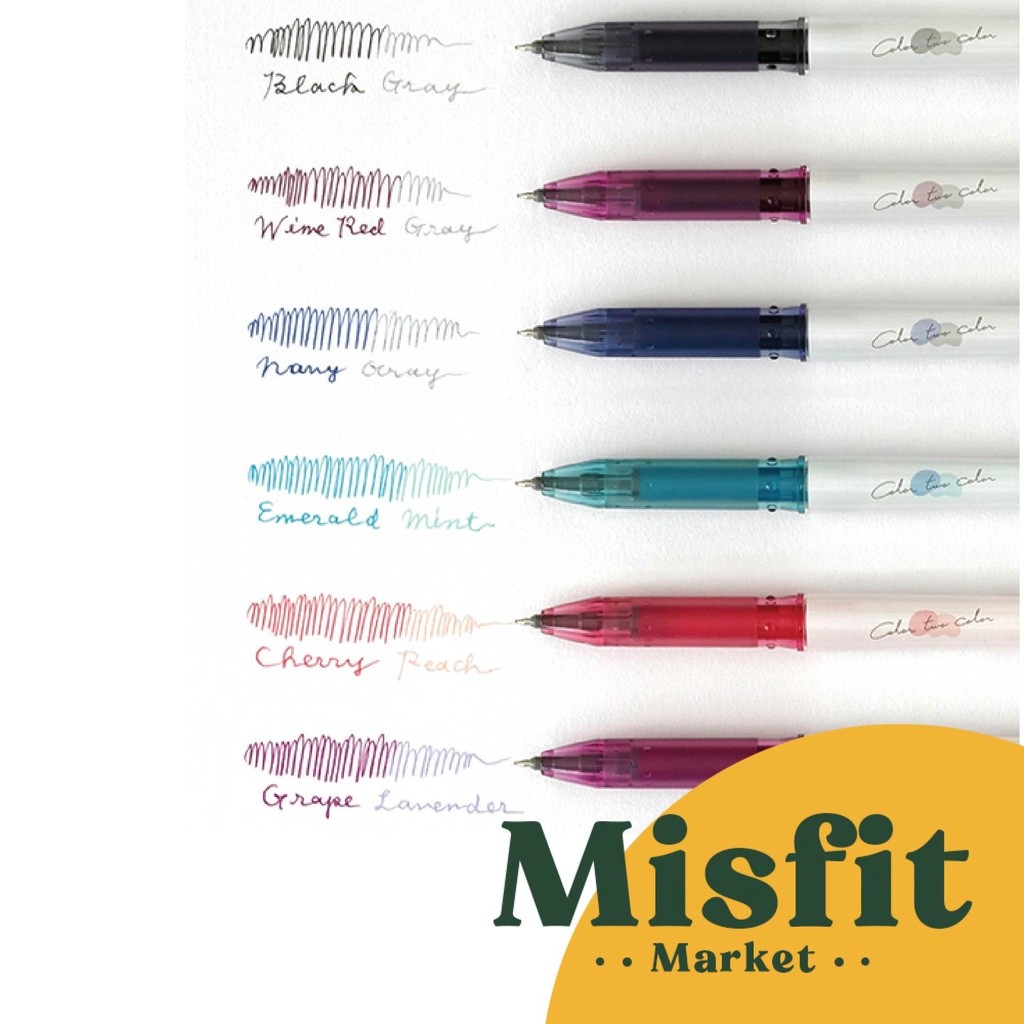 

Pilot ILMILY Color Two Color Ballpoint Pen Frixion 0.4 mm Color Changing Tinta Gel Pulpen