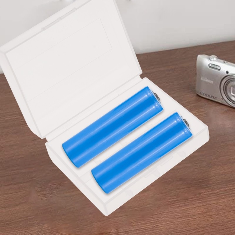 Convenient Battery Storage Box 26650 Battery Holder Box Slot Case for 2pcs 26650