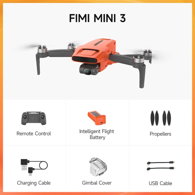 Top MINI 3 new drone 4K 60fps AI Super Night Video 9km range 3-axis Gimbal 249g Ultralight design sm