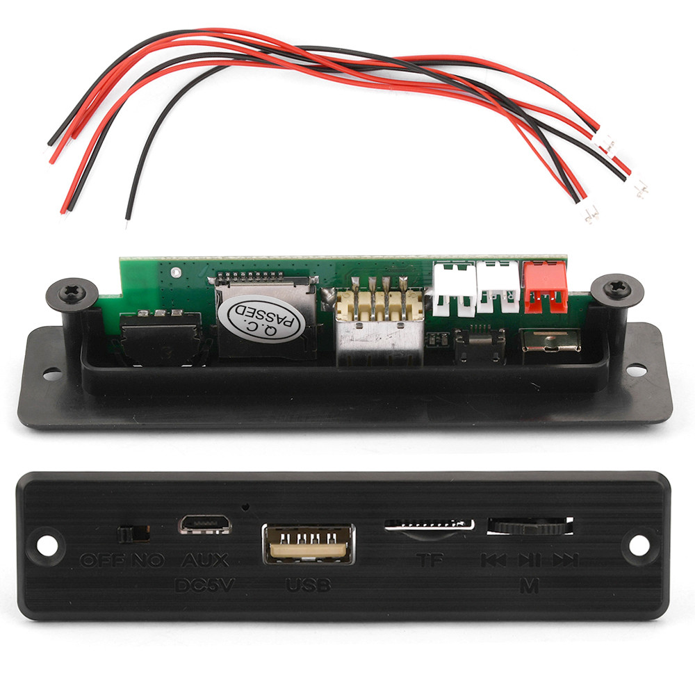 DC 5V 2X3W 6W Amplifier Decoder Board Bluetooth Car MP3 Player USB Recording Module FM AUX Radio for