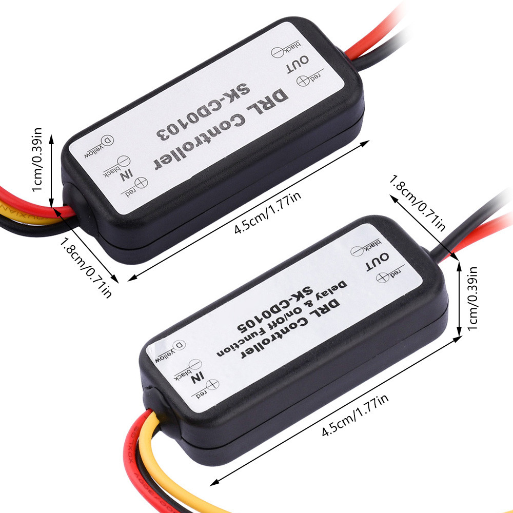 SK-CD0103/SK-CD0105 Car LED Controller Daytime Running Light Lamp 5A DRL Auto On/Off Switch Controll