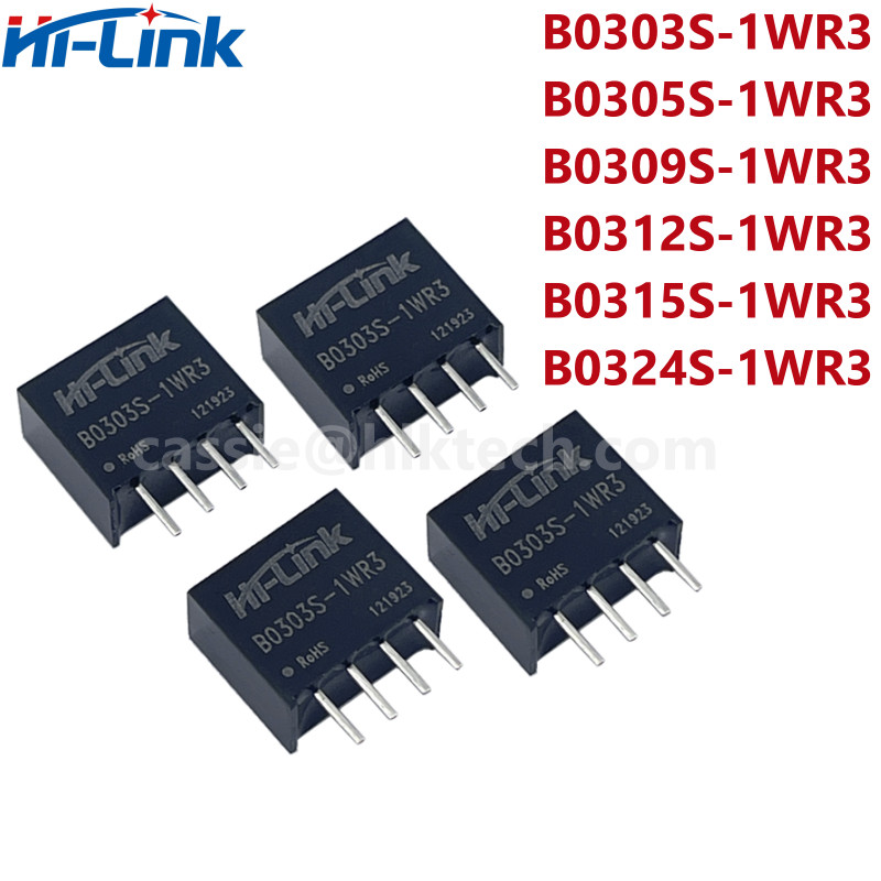 Hi-Link DC DC 1W 5V B0305S-1WR3 single output isolated power module B0312S B0303S B0305S B0312S B121