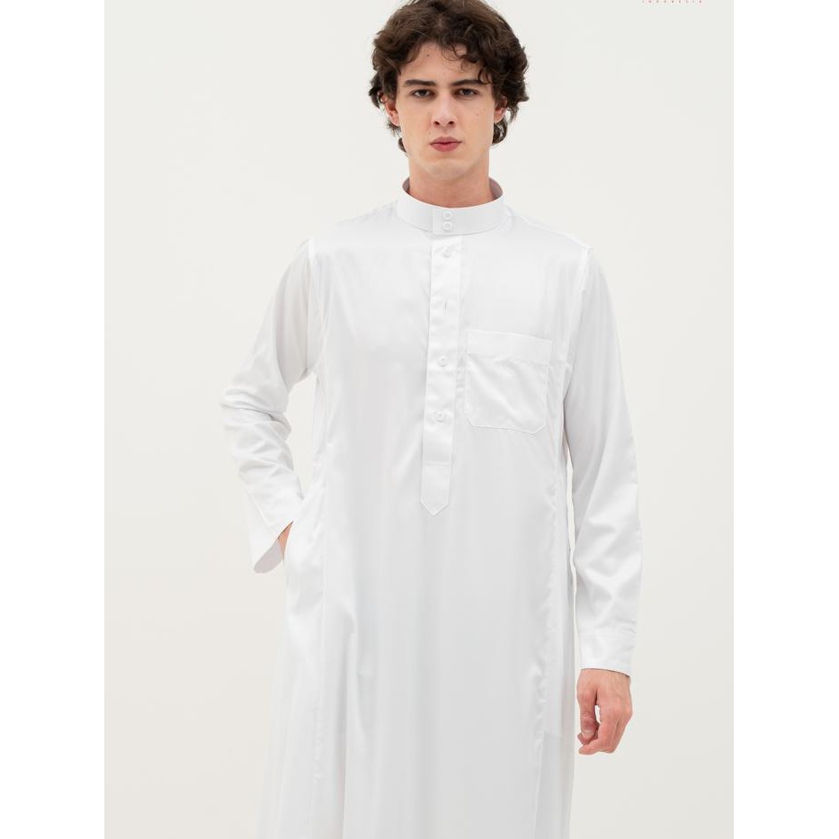Elhaz- Al Haramain Jubah / Gamis Pria Anak / Remaja & Dewasa Viet Polos / Jubah Al Haramain