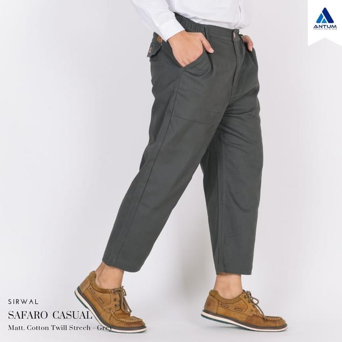 Elhaz- Sirwal Safaro Casual Antum Elegan. Celana Pria Casual Nyaman