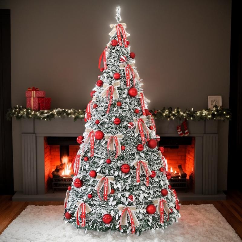 Outdoor Christmas Tree Christmas Tree With Decorations Reusable Artificial Christmas Tree Fake Chris